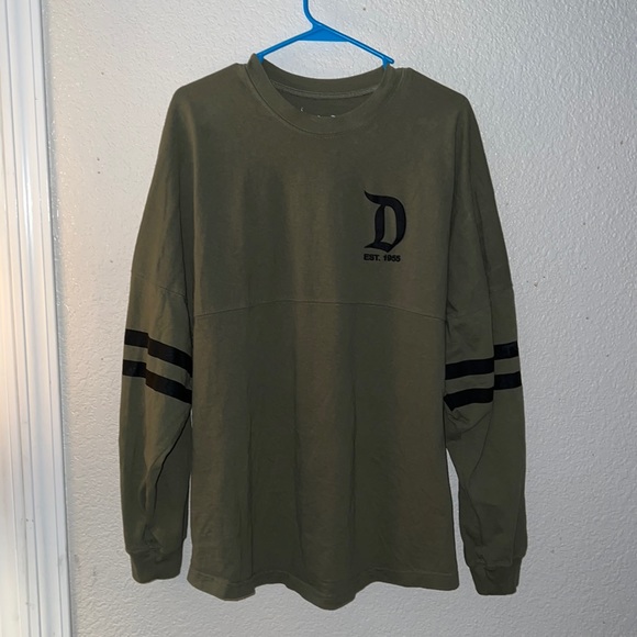 Disney Tops - Olive green Disneyland Spirit Jersey